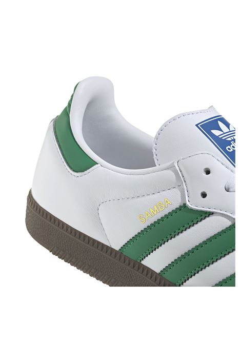 Adidas Samba OG Shoes White Green Women ADIDAS ORIGINALS | Sneakers | IG1024-